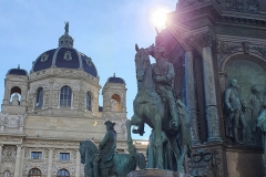 Vienna KHM and Maria Theresia monument